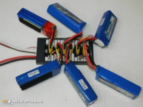 LiPo akkuk ParaBoard-ra kapcsolva